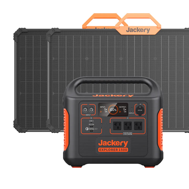 Jackery Solar Generator 1500 W/ Solar Panels